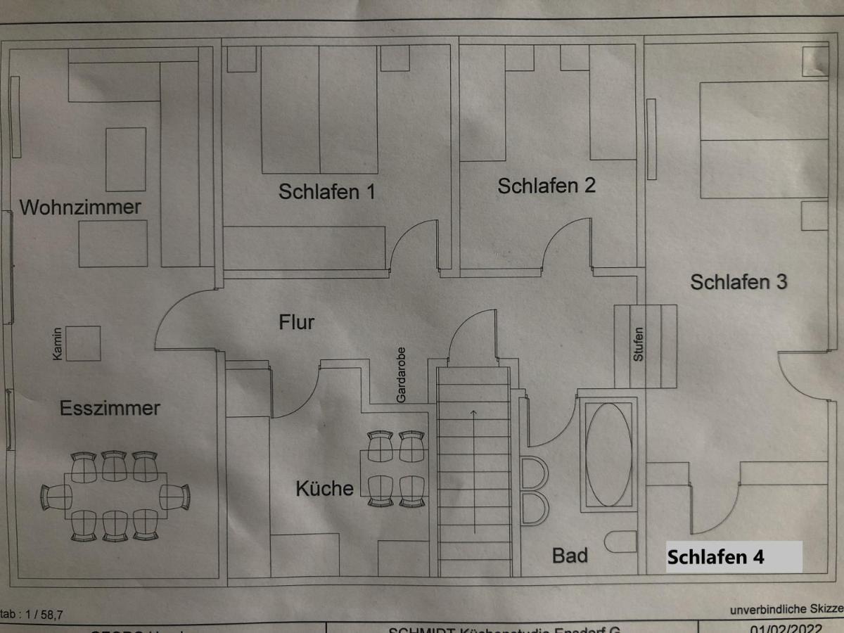 Ironico Homestay 4 Schlafzimmer Ferienwohnung 100 M2 Nahe Bostalsee Eisen  Экстерьер фото